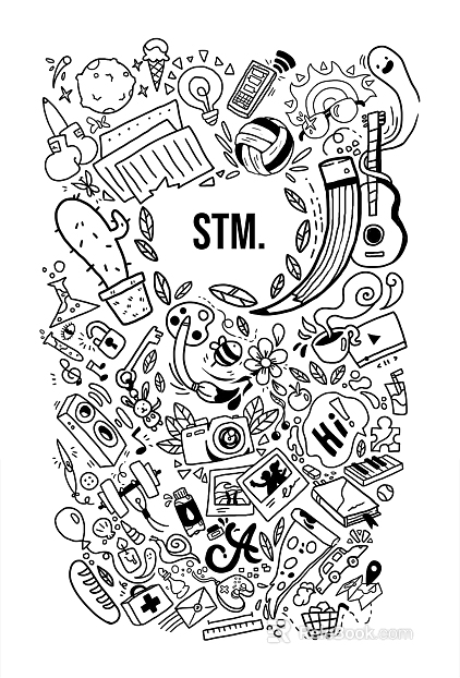 black and white painting texture