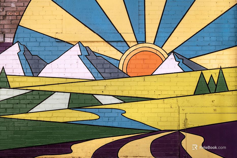Wall painting texture