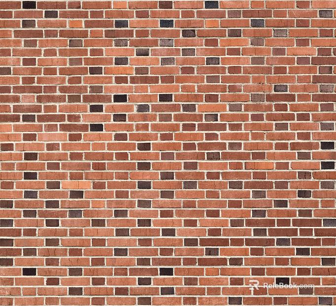Brick wall, red brick wall texture