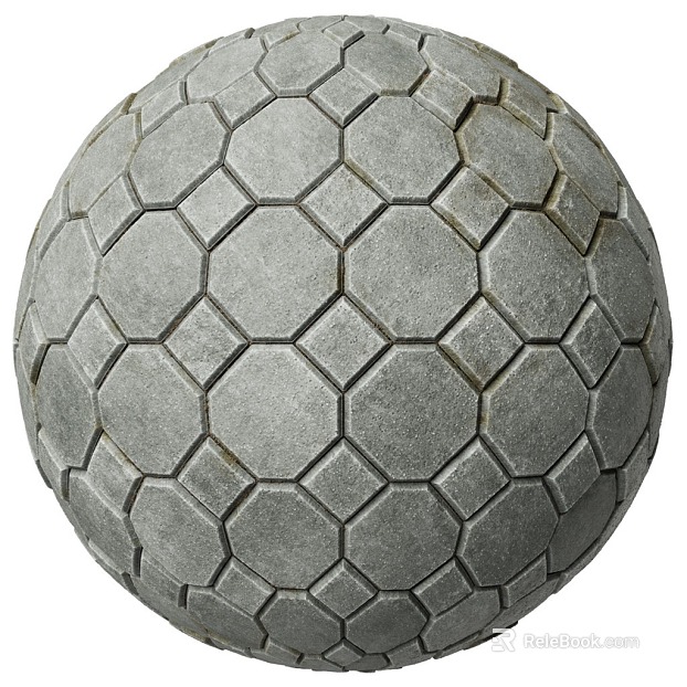 Stone Paving PBR texture