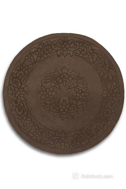Round carpet texture