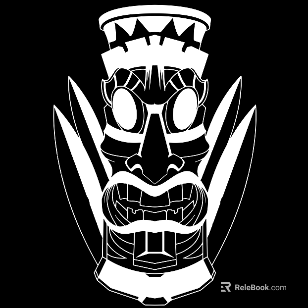 Tattoo black and white mask pattern texture pattern graphics texture