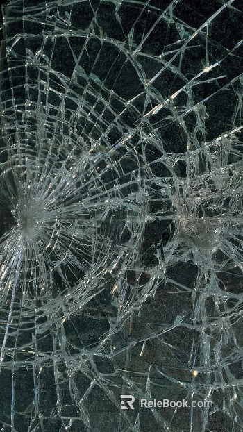 Broken glass texture