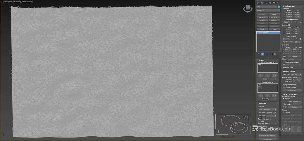 Light gray micro-cement top surface of wall surface texture