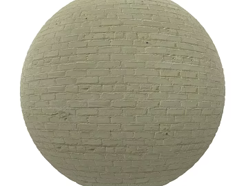 Brick wall PBR 3d model