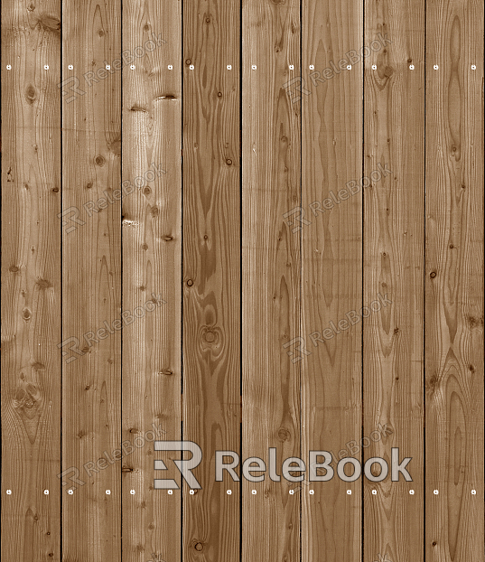 A close-up of a weathered wood texture, showcasing intricate grain patterns and knots, with a rustic appeal, bathed in soft, diffused lighting.