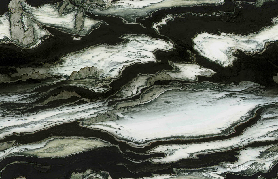 Ink Mountain Panda White texture