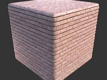 Brick wall PBR texture (ID:ffach423351)