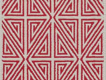 Red geometric carpet living room bedroom blanket texture (ID:ffaeh031744)