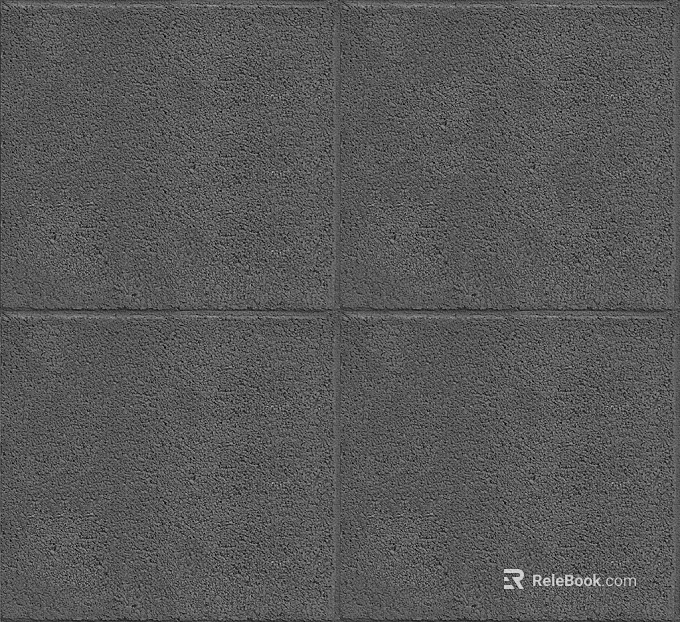 Antique brick indoor floor dark gray seamless texture