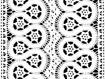 White lace pattern fabric clothing accessories texture (ID:ffaeh807579)