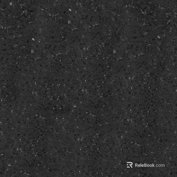 terrazzo black quartz stone seamless texture