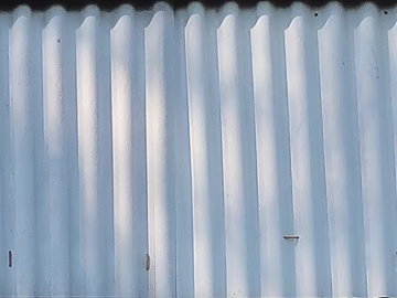White corrugated color steel tile roof exterior wall texture (ID:ffaeh390739)