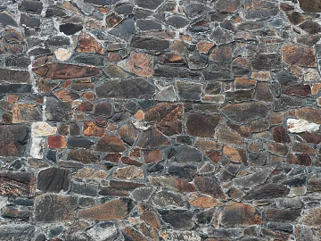 Modern New Chinese Style Other Exterior Wall Brick Grey Old Stone Wall Wall Brick Brick Wall texture (ID:ffach687106)