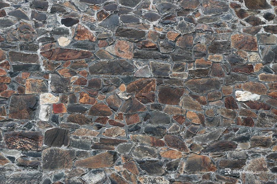 Modern New Chinese Style Other Exterior Wall Brick Grey Old Stone Wall Wall Brick Brick Wall texture