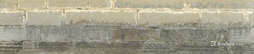 Vintage turquoise brick wall exterior wall finish texture
