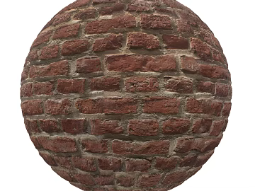 Brick wall PBR texture (ID:ffach100964)