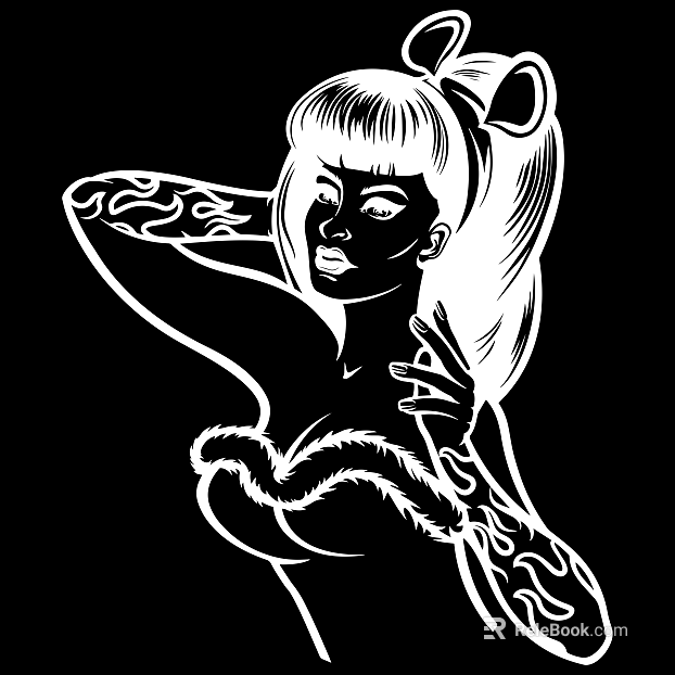 Tattoo black and white mask pattern texture texture