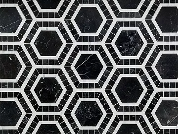 Collage marble black and white texture (ID:ffajg01056)