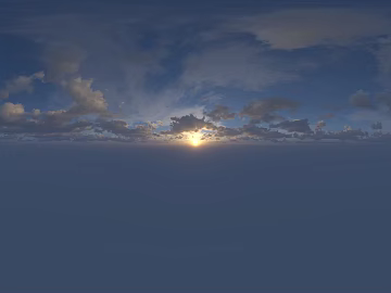 Sunrise Sunset Cloudy Blue Sky Landscape Landscape HDR texture (ID:ffach035656)