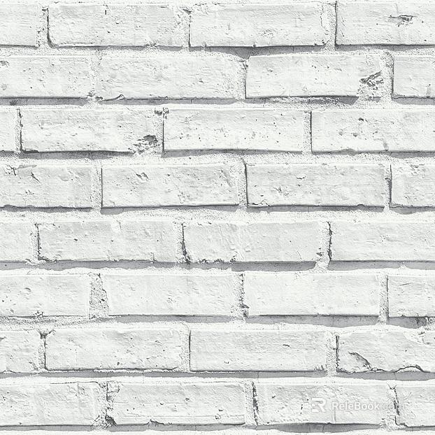 Brick wall white pattern wall tile seamless texture