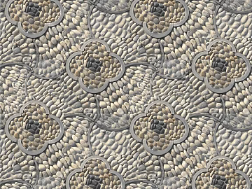 Grey mosaic cobblestone ground pavement texture (ID:ffaeh884232)