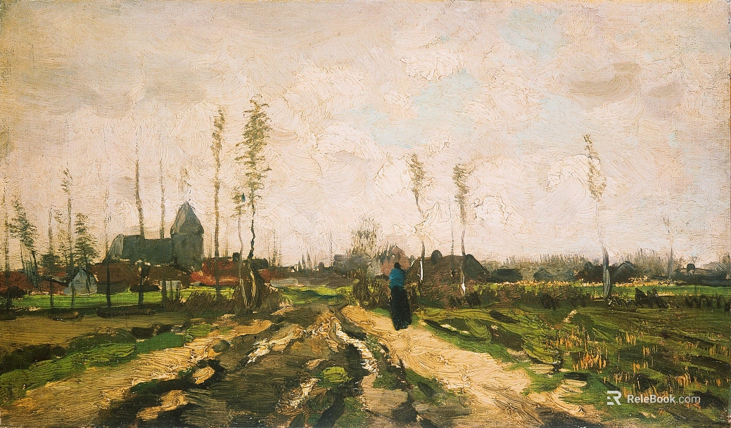 Oil painting texture