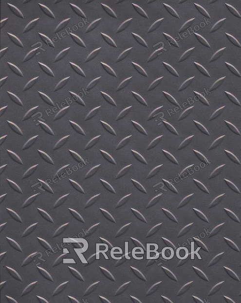 The image depicts a diamond plate, characterized by its distinctive raised diamond pattern on a flat surface, typically used for slip-resistant flooring or decorative purposes. It showcases a metallic silver finish with a clear, detailed texture.