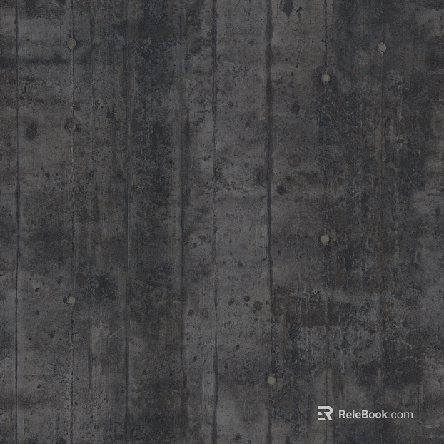Dark gray cement, industrial-style wall texture
