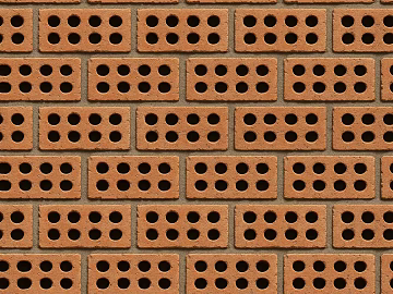 New Chinese Style Perforated Brick Red Brick Soil Brick texture (ID:ffach203543)