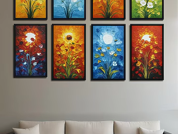 Plant painting texture (ID:ffach353675)