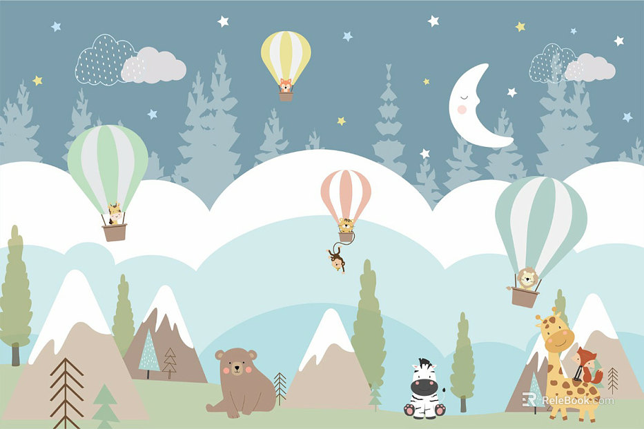 Children's Wallpaper texture