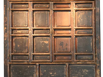 Cabinet creamy-white cabinet wood grain texture (ID:ffaeg83067)