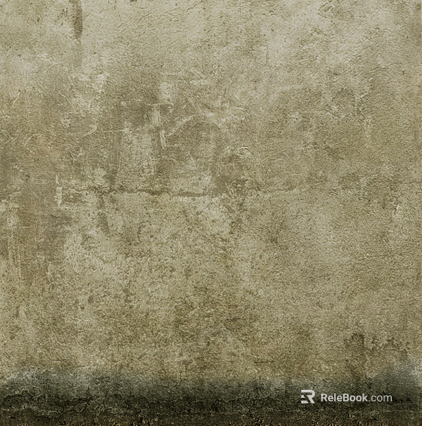 Cement wall moss white wall texture