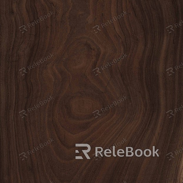 A close-up of a rich, dark wood grain texture, showcasing intricate patterns and natural knots, with subtle variations in tone and depth.