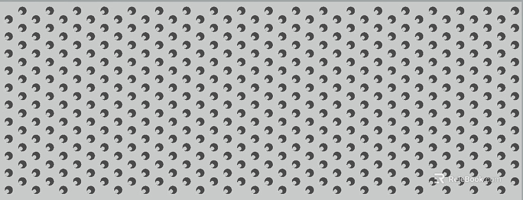 Perforated plate texture