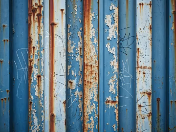 Metal scrap metal rust copper block to do old rust texture (ID:ffajh810877)