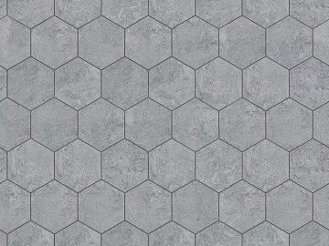 Gray hexagonal stone parquet floor tile sidewalk road ground square paving texture (ID:ffach596946)