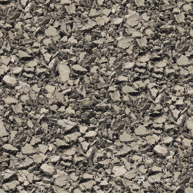 Ground gravel texture