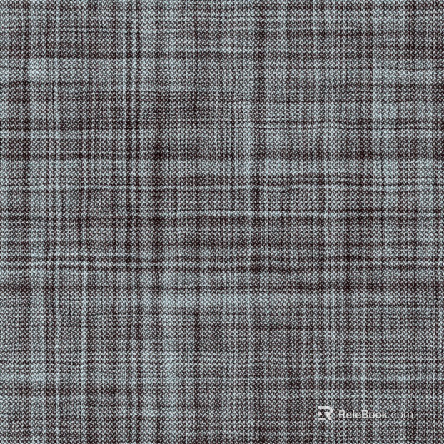Grey black plaid soft fabric texture