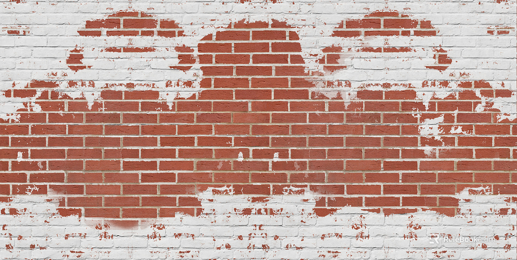 Brick wall Post-war wind red brick cement wall texture