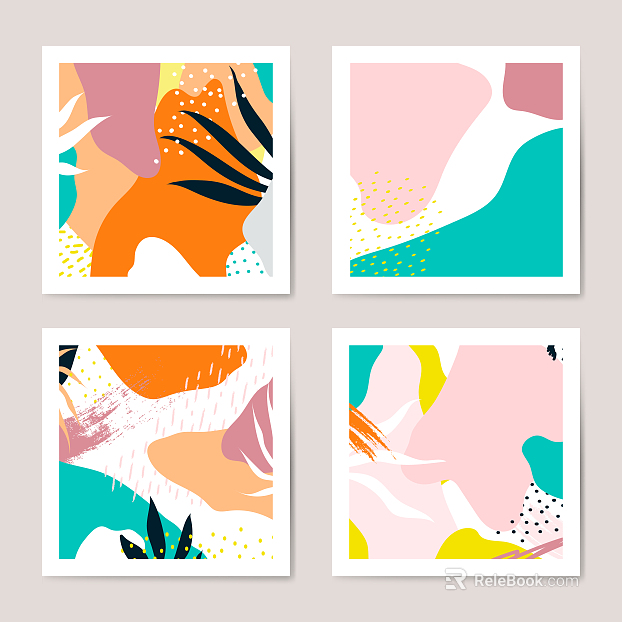 cartoon painting texture