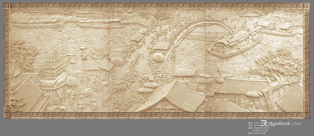 relief red boat relief texture