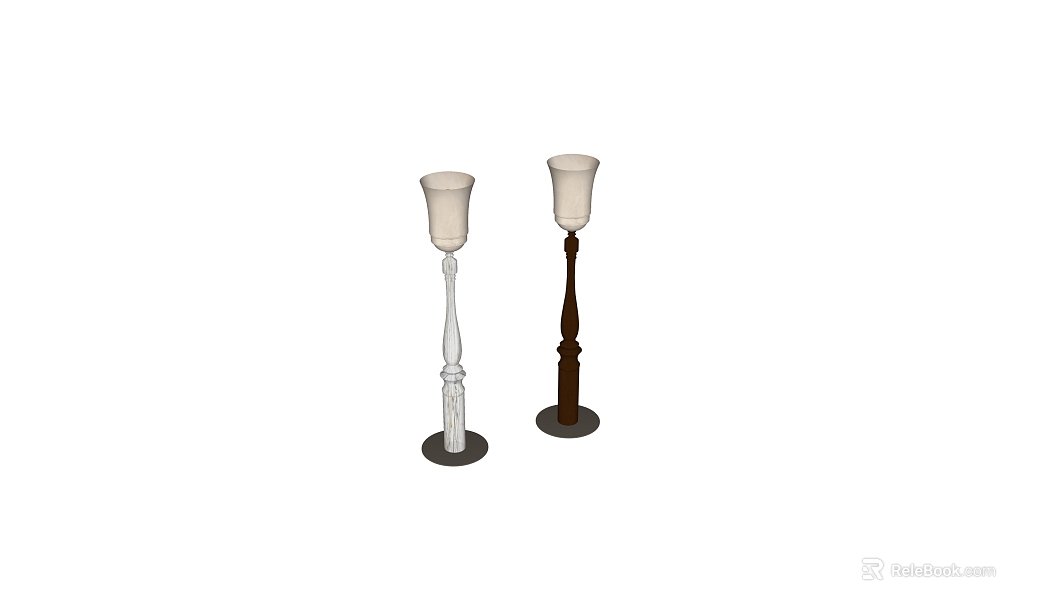 Retro wood floor lamp texture