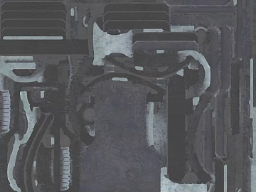 dark gray industrial wind metal machinery panel texture (ID:ffaeh675346)