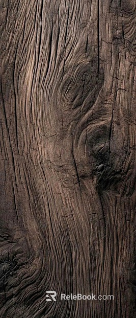 Dark brown aged wood grain furniture veneer texture