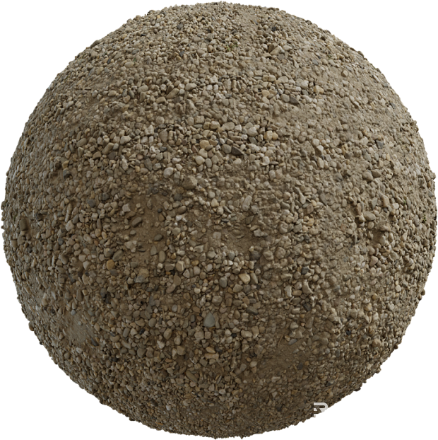 Gravel PBR texture