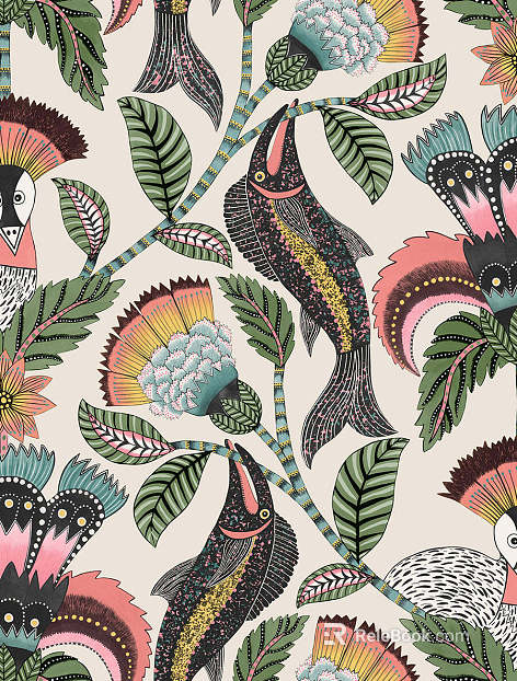 animal and plant pattern texture
