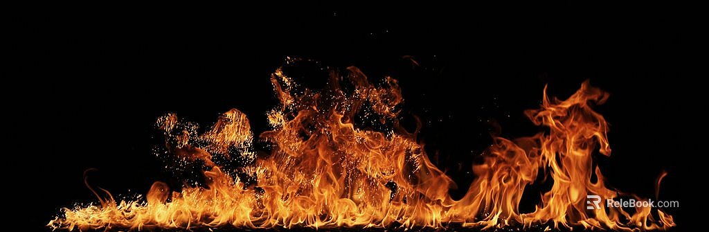 Orange Flame Texture Effect texture