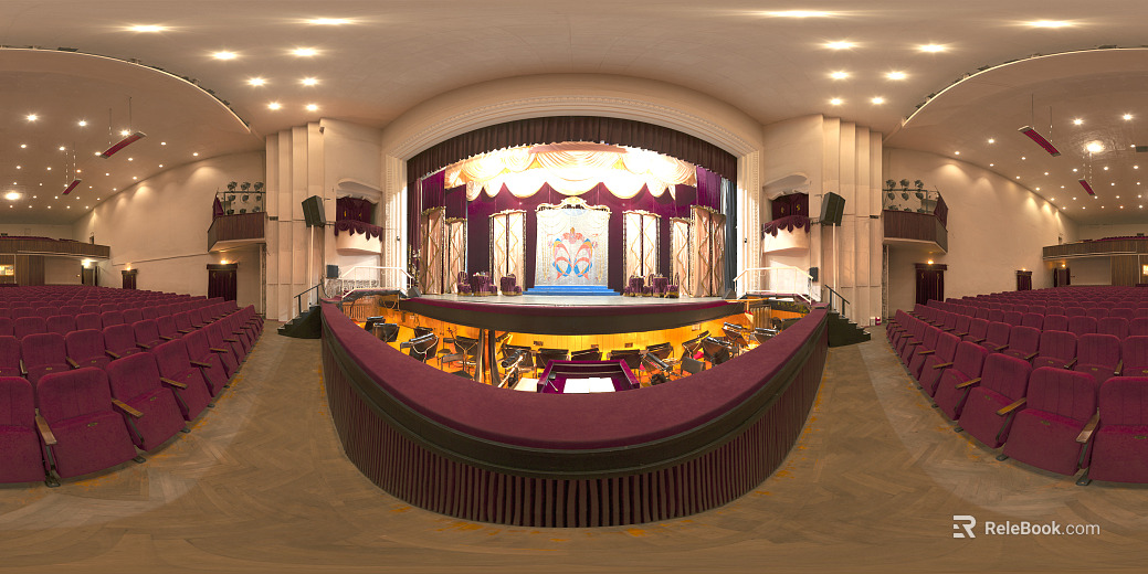 Indoor Music Hall HDR texture